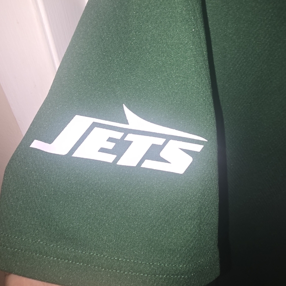 LPA Green Men's Football Jersey with White Number 5 - Picture 3 of 4